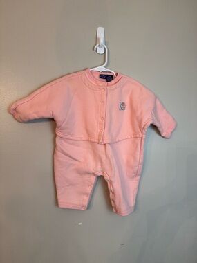 Vintage Baby Bum Girls Infant One-Piece Snap Romper 12 Months